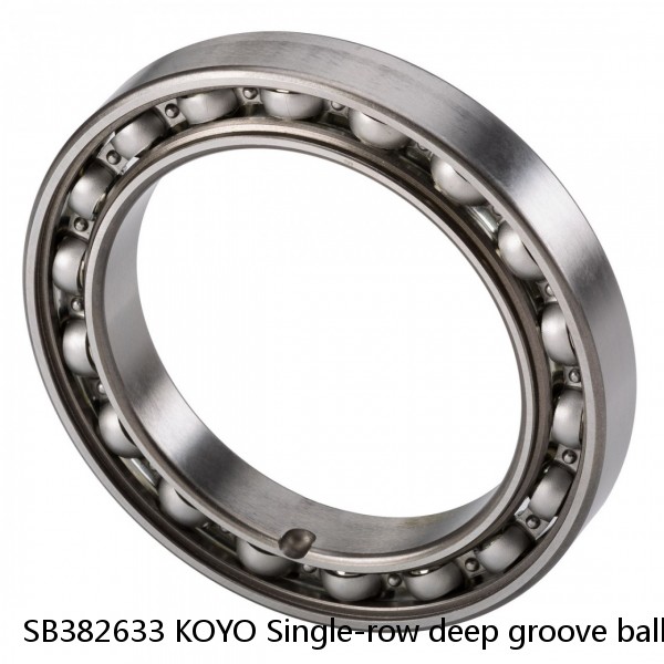 SB382633 KOYO Single-row deep groove ball bearings