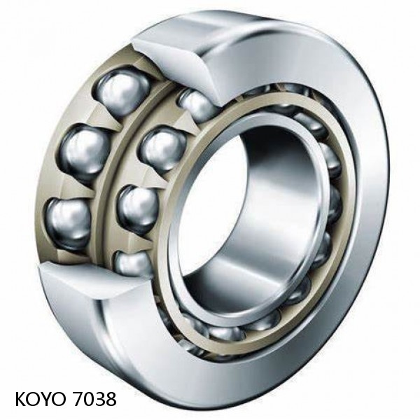 7038 KOYO Single-row, matched pair angular contact ball bearings