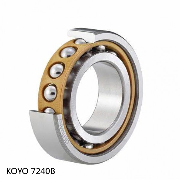 7240B KOYO Single-row, matched pair angular contact ball bearings