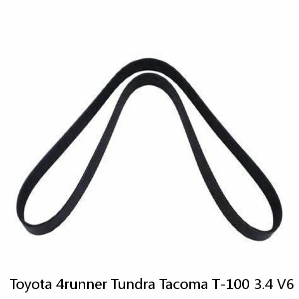 Toyota 4runner Tundra Tacoma T-100 3.4 V6 Drive Belt Kit A/C-P/S-Alternator (Fits: Toyota)