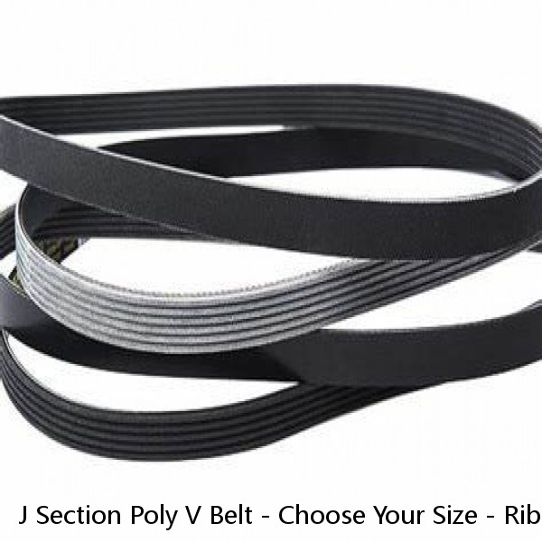 J Section Poly V Belt - Choose Your Size - Rib Count