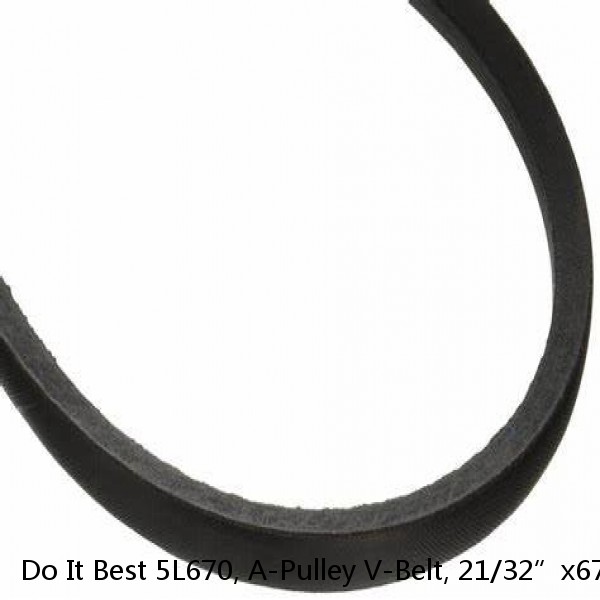 Do It Best 5L670, A-Pulley V-Belt, 21/32”x67”, new